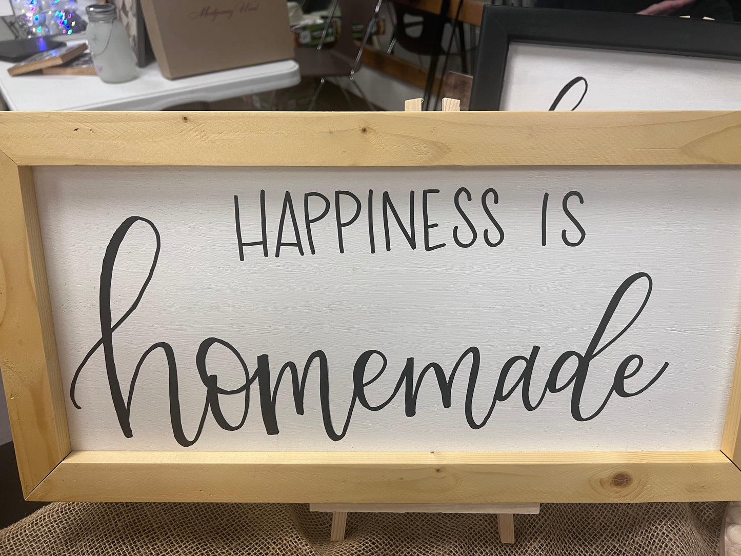 Framed Sign