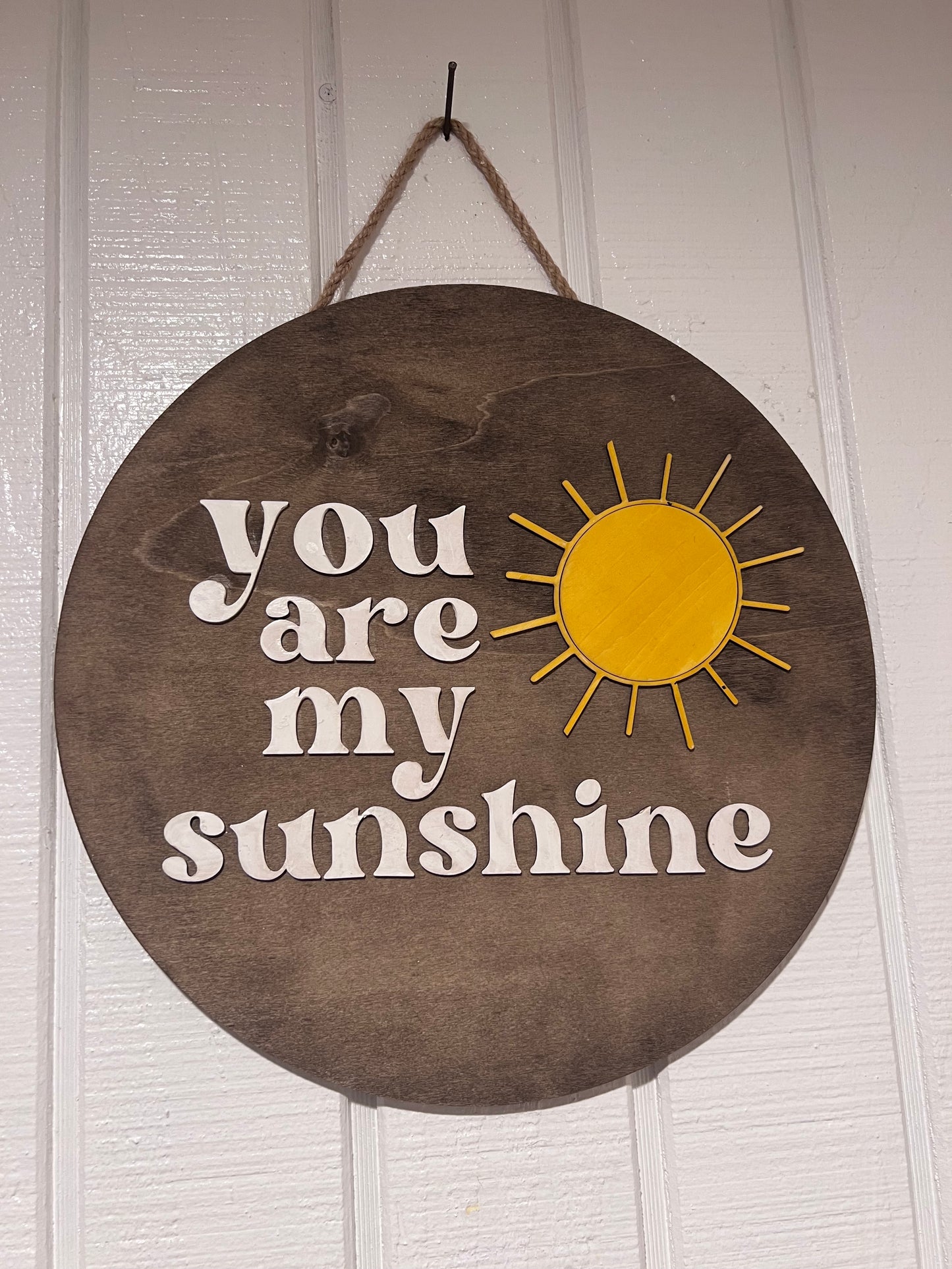 Mini round sign