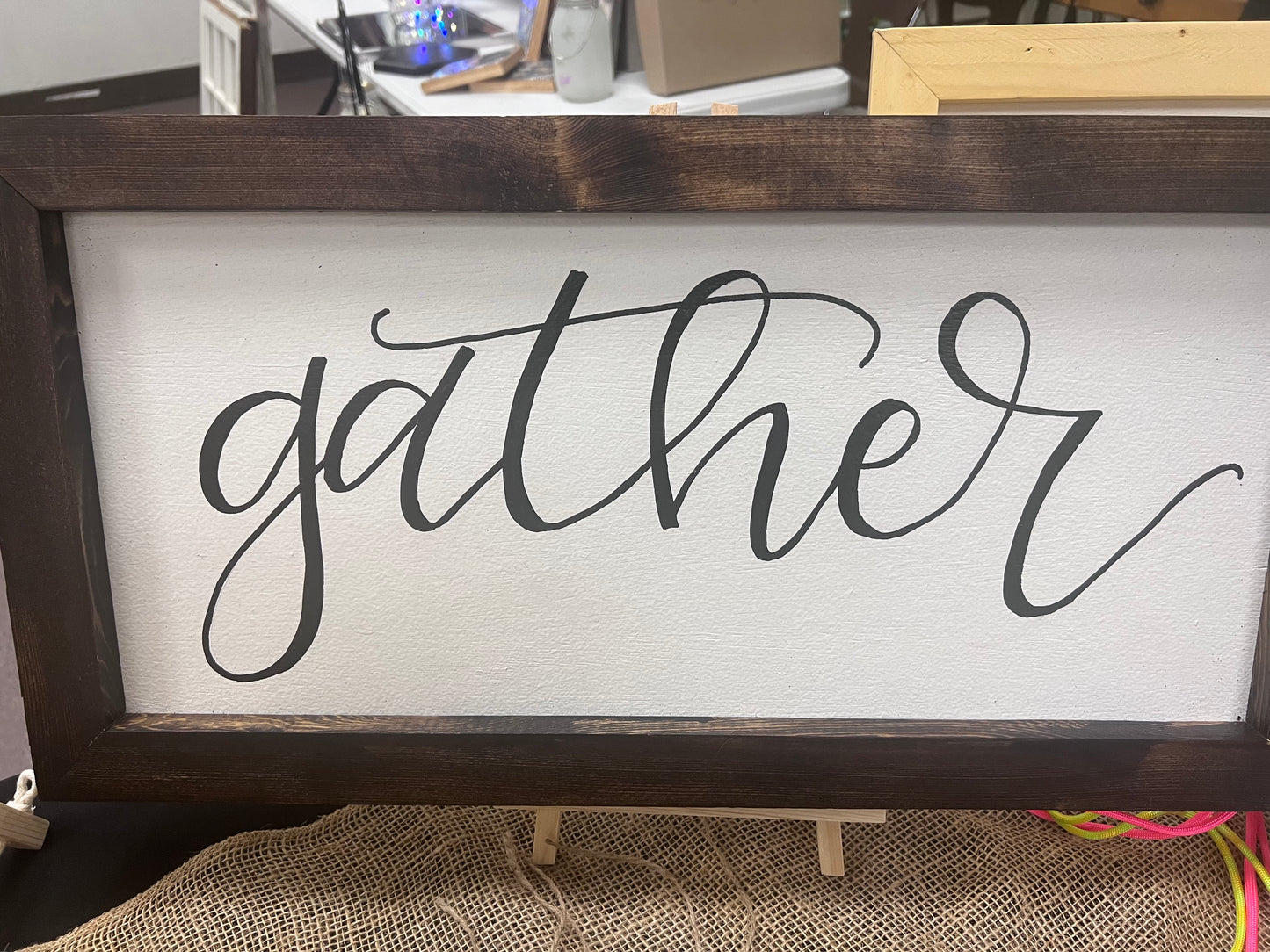 Framed Sign